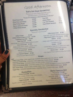 Bobs Diner Incorporated menu