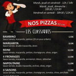 La piz'eoise Cardápio