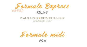 Félix Café menu