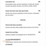 L'instant Cosy Cardápio