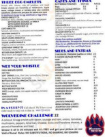 Rise And Dine Cafe menu
