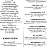 Maxime Boulangerie Café Cardápio