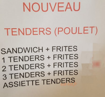 Au Bon Kebab menu