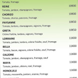 Pizz'adhoc Cardápio