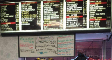 Tommy's Subs menu