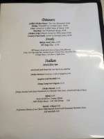 Blue Ribbon Diner menu