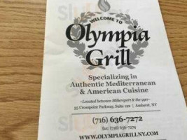 Olympia Grill menu