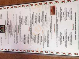 Isabel's South Of The Border menu