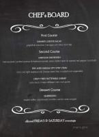 French Creek Golf Club menu