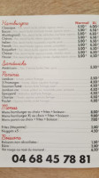 L'amie Du Coin menu