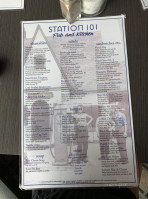 Station 101 Pub Kitchen menu