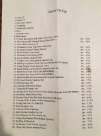 Denny's Beer Barrel Pub  menu