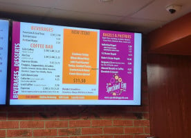 The Speckled Egg Cafe menu