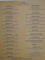 Maharani Indian Kitchen menu