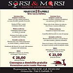 Sorsi&morsi menu