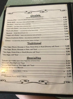 Olde Tyme Cafe menu