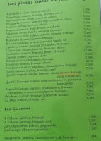 Il Cappello menu