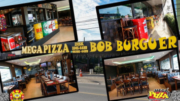 Mega Pizza Bob Burguer Penha inside