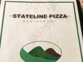 State Line Pizza menu
