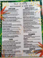 The Jetty Restaurant & Dock Bar menu