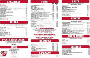 Crust Pizza menu