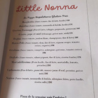 Little Nonna menu