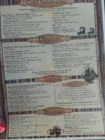The Kopper Keg menu