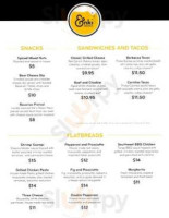 Enki Brewing Taproom Eatery menu