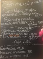 L'escalet menu