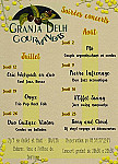 Granja Delh Gourmandas menu