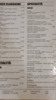 Pizzeria Grosso menu