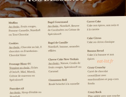 Green Bagel Café menu