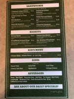 The Clubhouse menu
