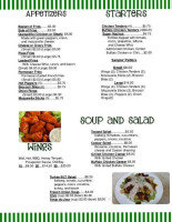 Prospectors Grill menu