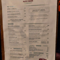 Katie Daly's Heritage Pub And Kitchen menu