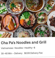 Cha Pa's Noodles And Grill food