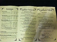 Chandler Cafe menu