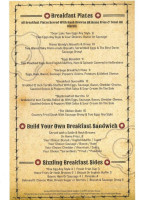 Braddock Inn menu