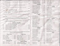 Shanghai Oriental Restaurant menu