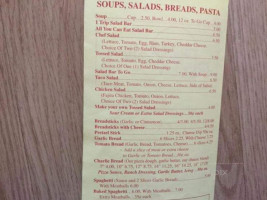 Pisanello's Pizza menu