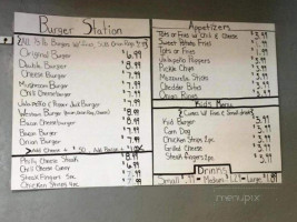 Burger Station menu