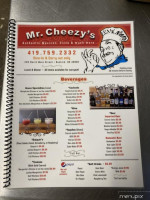 Mr. Cheezy's menu