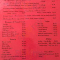 Morrison's Cafe menu