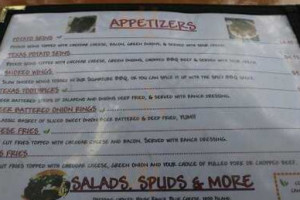 Mountain View Barbeque menu