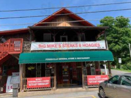 Forksville's Big Mike's Steaks Hoagies outside
