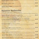 Panera Bread Cardápio