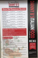 Danny B's menu