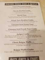 Magnolia Cafe menu