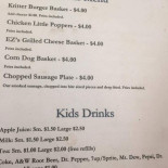 Stumpy's Cardápio
