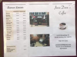 Java Dave's Coffee food